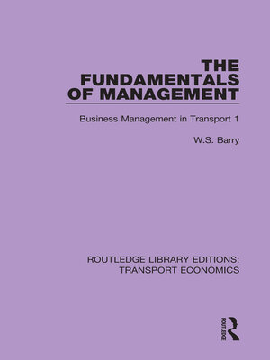 cover image of The Fundamentals of Management